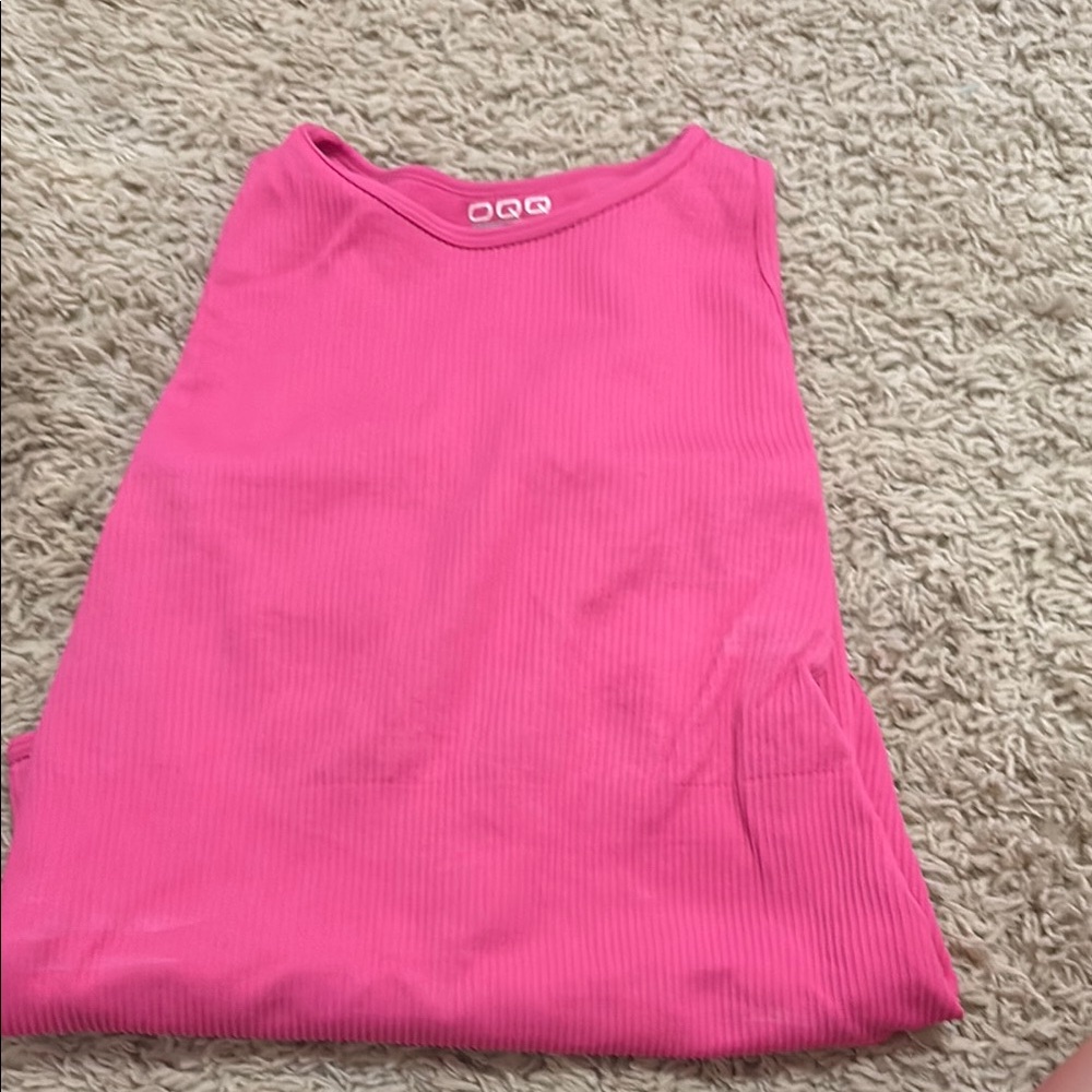 Pink Sleeveless bodysuit